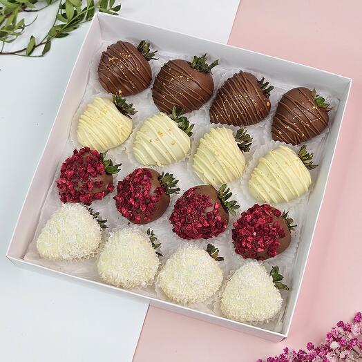 Набор клубники в шоколаде "Chocolove 16"