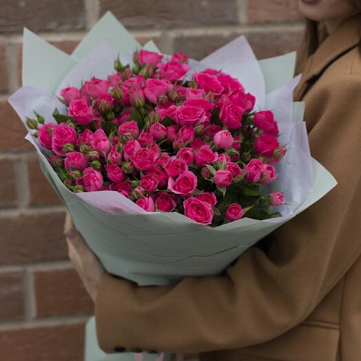 15 кустовых роз