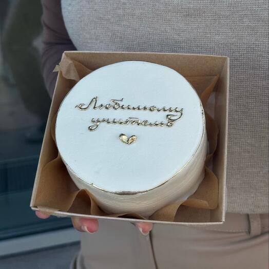 Бенто-торт «Любимому учителю🤍»