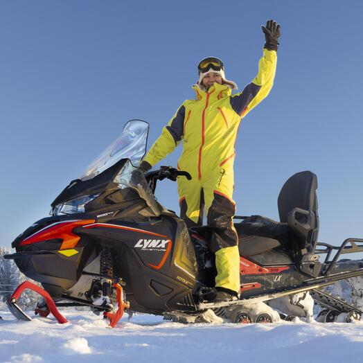 Certificate for a large tour of the forest on a two-person Canadian snowmobile BRP "Snezhik Tourist" 2 hours