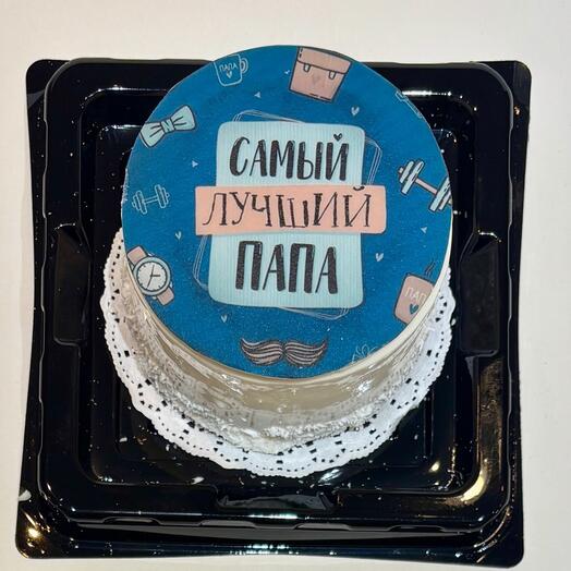 Мини бенто торт «Самый лучший папа»