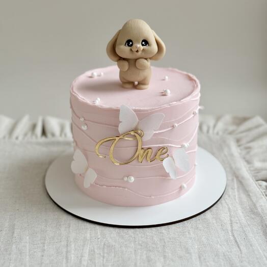 Торт для ребенка с Зайчиком