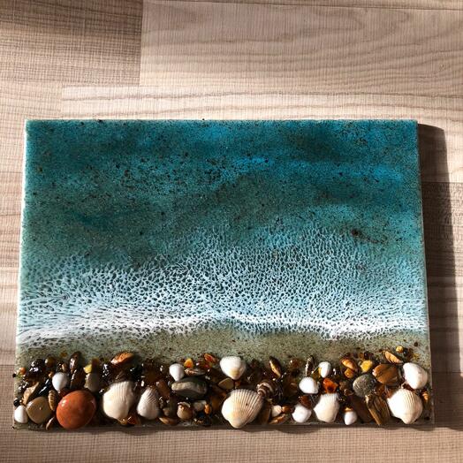 Картина "лазурный берег моря"