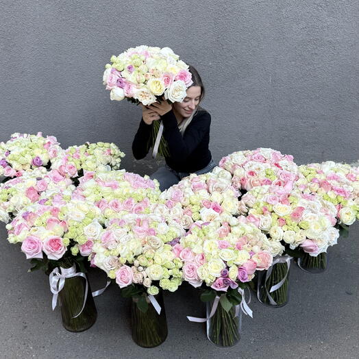 Flower room 600 roses