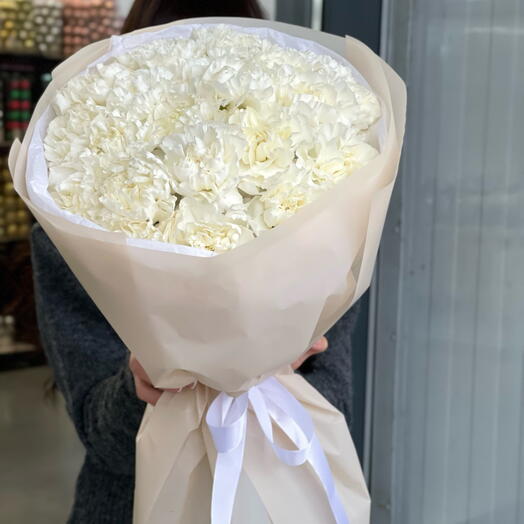 Белоснежные ароматные диантусы