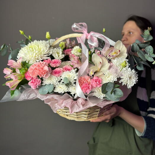 Корзина нежная 🌸