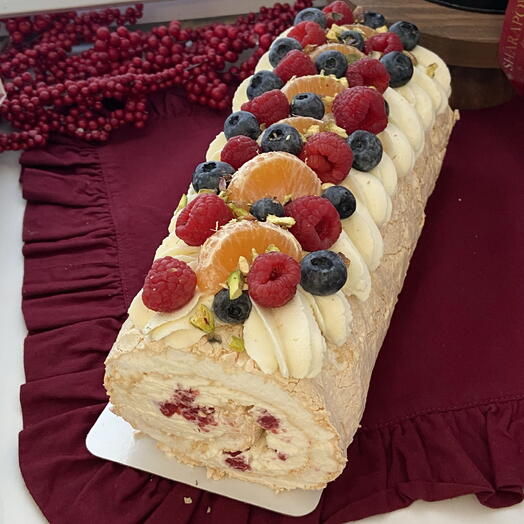 Меренговый рулет