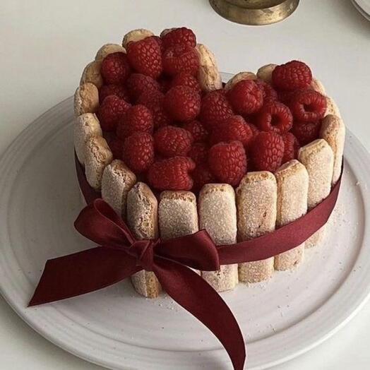 Сердце торт тирамису 😍