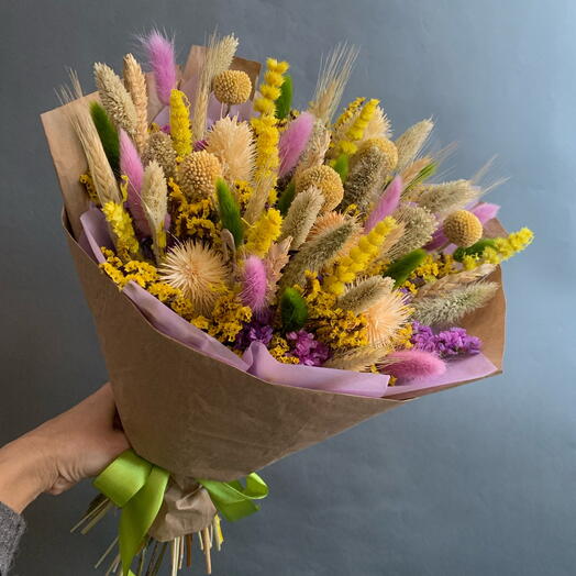 Букет из сухоцветов «Солнечный день»