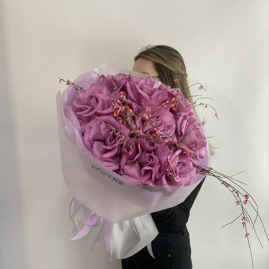 Авторский букет с розами