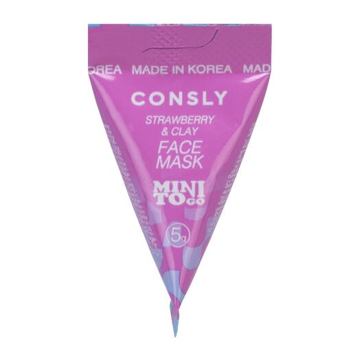Маска глиняная с экстрактом клубники Consly, 5 г