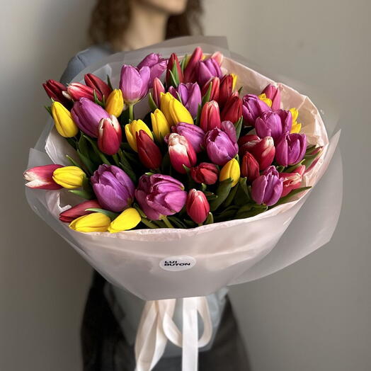 Букет "51 тюльпанов микс"