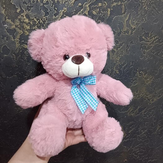 Мишка розовый 35