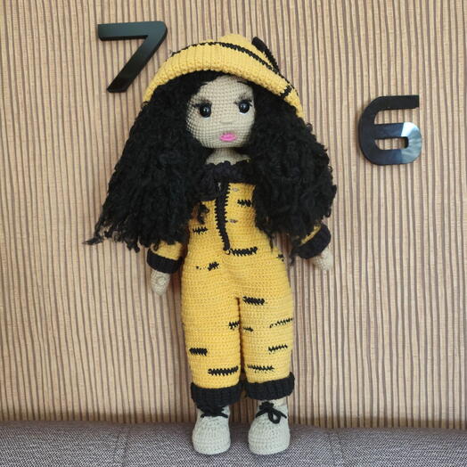 Кукла в костюме тигренка