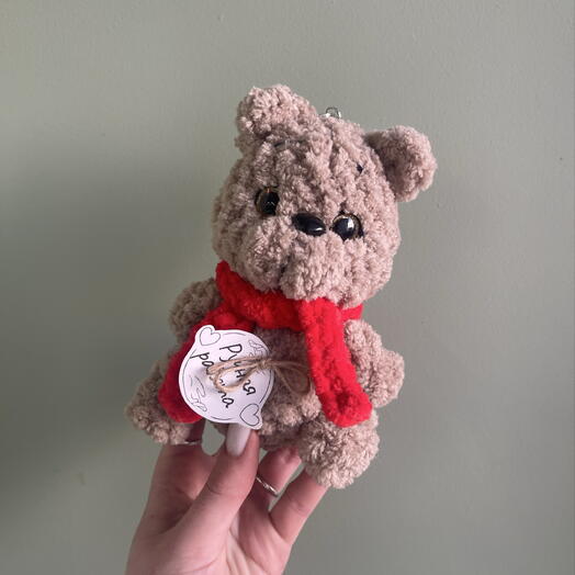 Мягкая игрушка  мишка брелок🌿