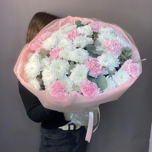 Хризантема Алтай с диантусами🌸