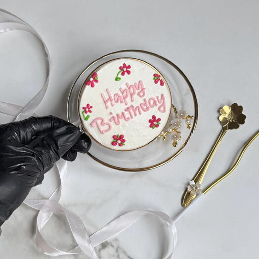 Торт в кружке Happy birthday