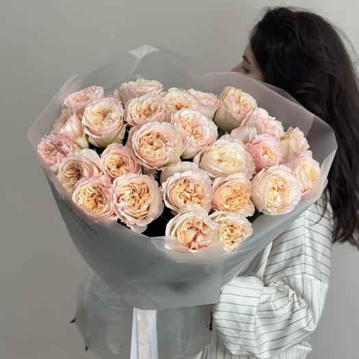 Большой букет парфюмированных премиальных роз 🌸