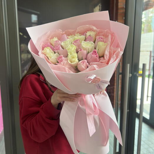 Букет из 25 роз 🌸