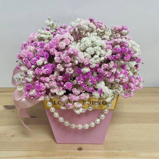 Сумочка розовая гипсофила 💖