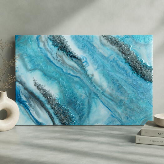 Картина "Арктическая лагуна" | Resin Art