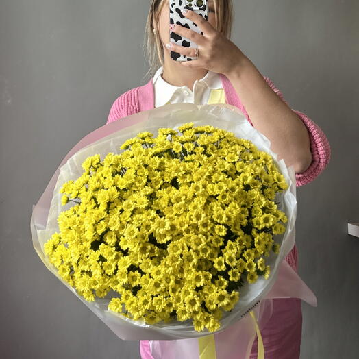 Букет из Сантини хризантемы 🌼