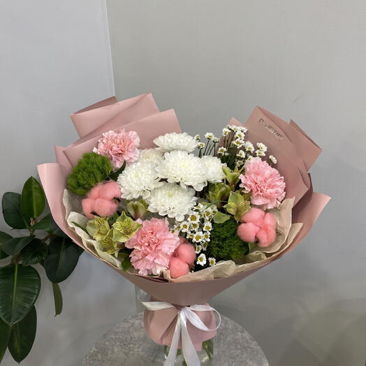 Летний букет в розовых оттенках💗