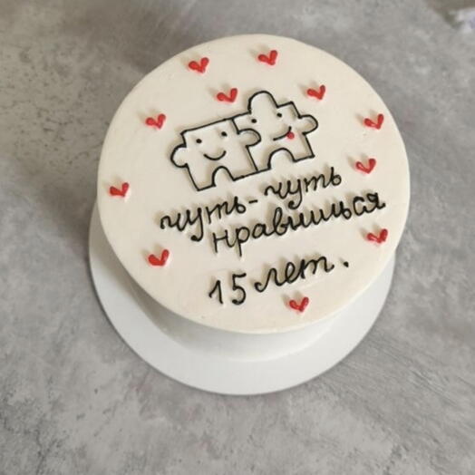 Бенто торт парню , девушке Пазлики . Влюблённые