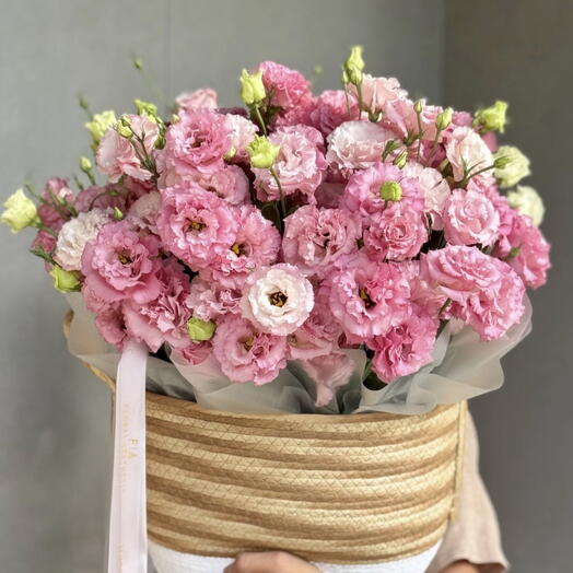 Композиция из эустомы 🎀