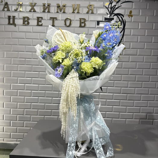 Букет хрустальный сад