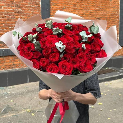 51 роза 60 см
