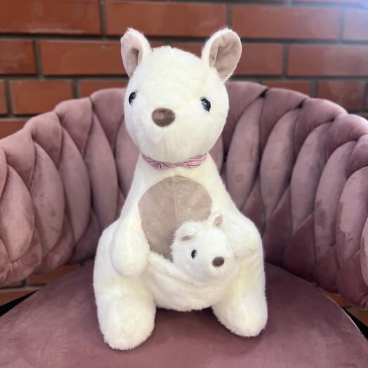 Игрушка «кенгуру с малышом»
