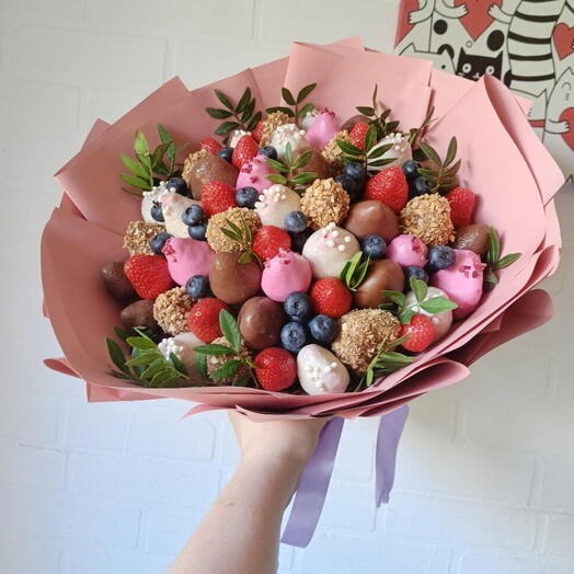 Ягодный восторг в шоколаде🍓🍰Букет с Клубникой в шоколаде