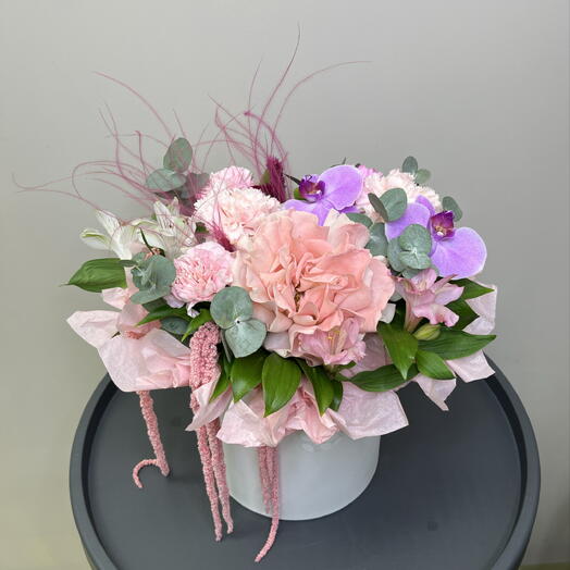 Изящный букет с орхидеями 🌸