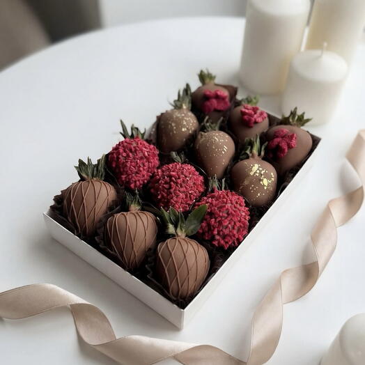 Клубника в шоколаде 🍓12 штук