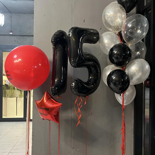 Композиция из Шаров с гелием 🎈