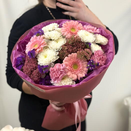 Букет с герберами