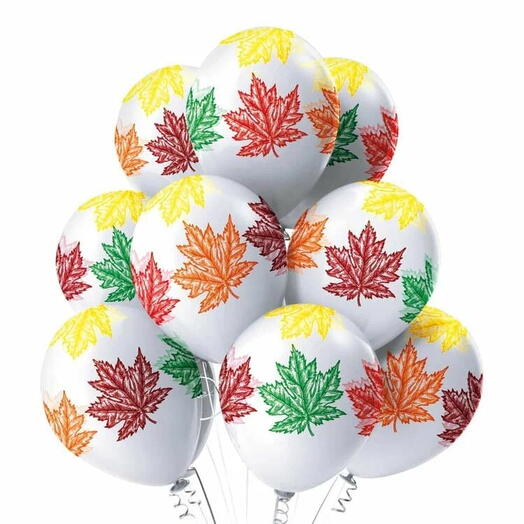Шары «Осенние листья🍁» 9 шт