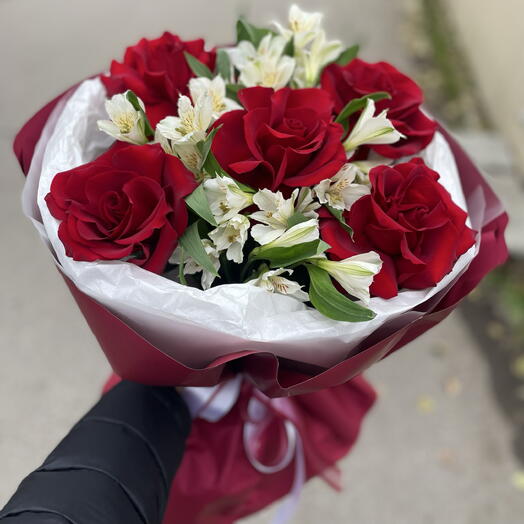 Букет который говорит без слов ️ Роскошь в сдержанных тонах❣️