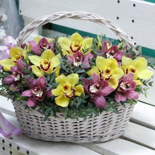 Cesta de flores