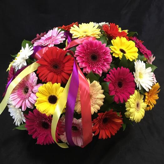 Cesta de flores