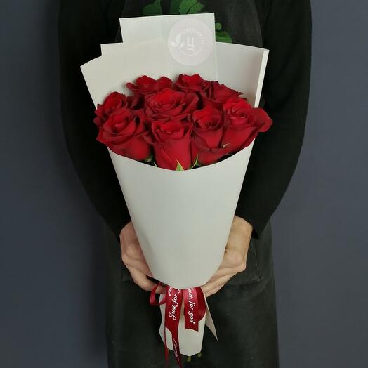 9 rosas rojas