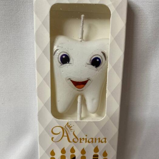 Свеча "зубик"