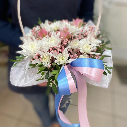 Cesta de flores