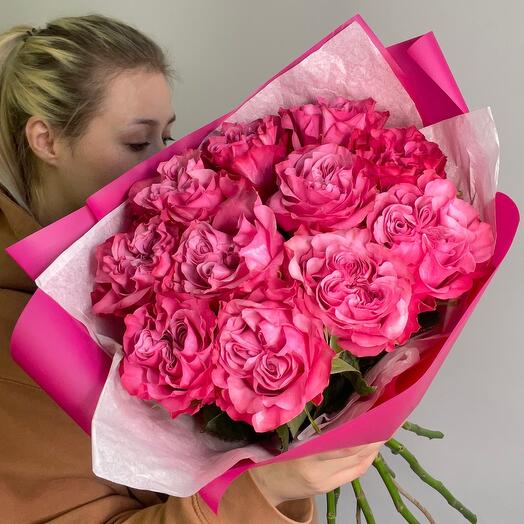 Rosas peonías 11 piezas