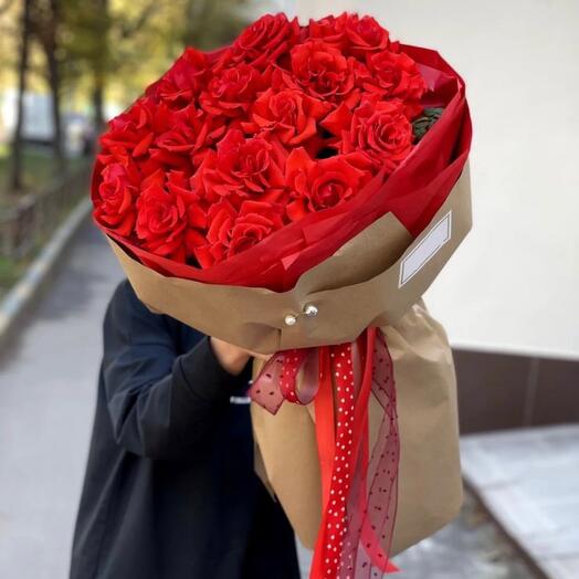 Алые розы 😍