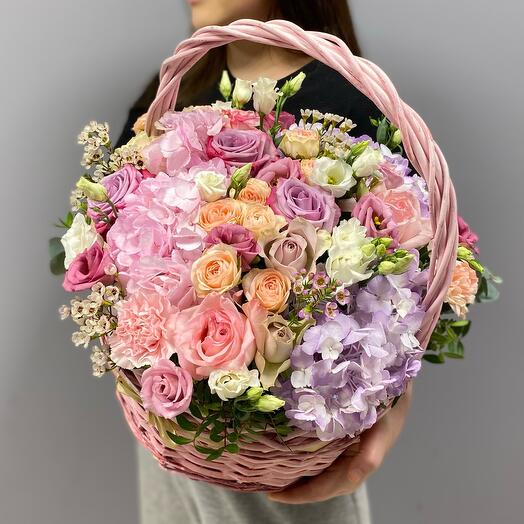 Flowers in the basket