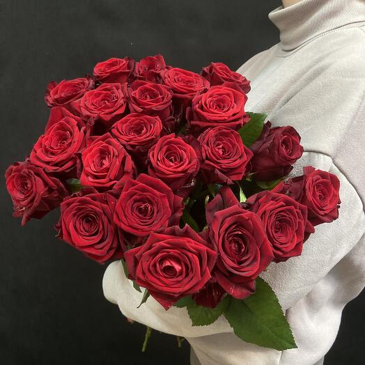 21pcs Red Rose 50cm