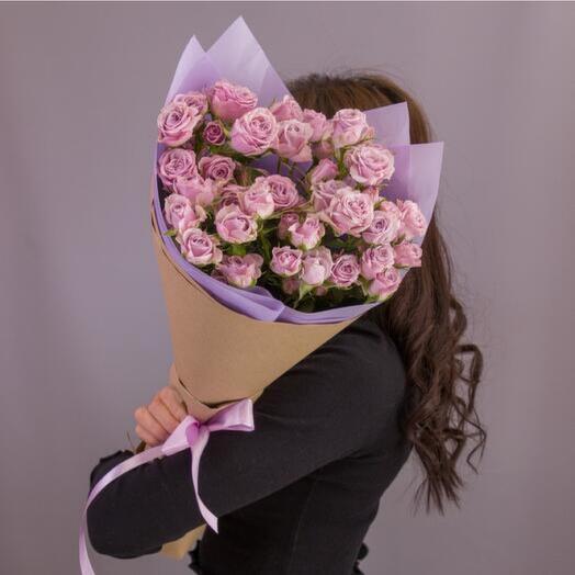 Purple Spray Rose Bouquet