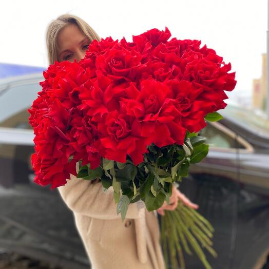 25 rosas rojas Premium